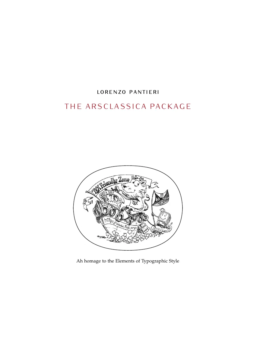 ArsClassica — compiled original page 1