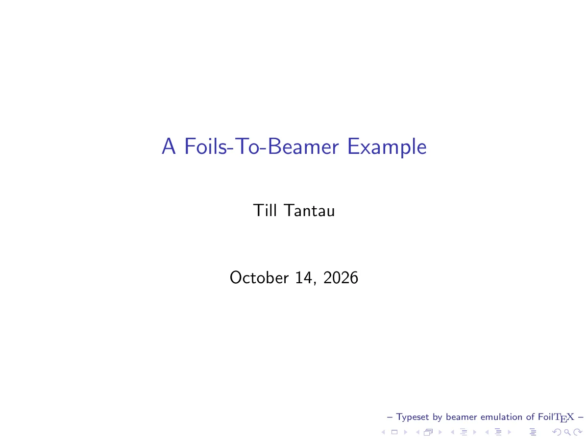 Beamer — compiled original page 1