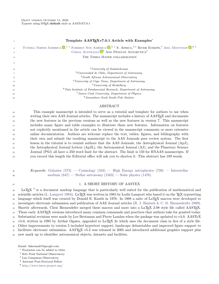 AasTeX — compiled original page 1